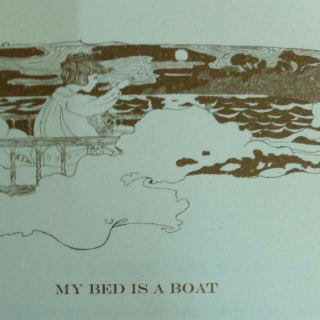 MY BED IS A BOAT.