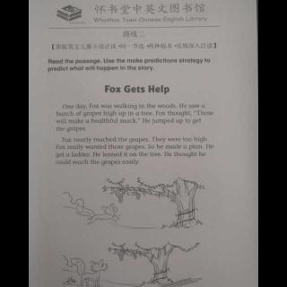 怀书英语 原版小说 同一节选 单周 Fox gets help