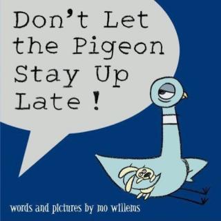 Don't let the pigeon stay up late