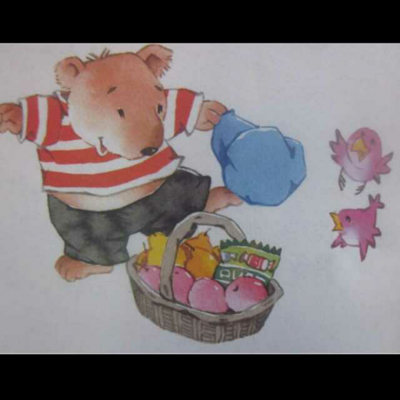 小熊买糖果故事插图图片