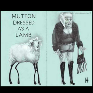 Mutton dressed as lamb