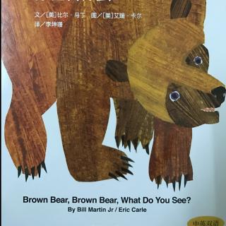 brown bear brown bear .what do you see