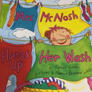 mrs mcnosh hangs up her wash .-张朝越