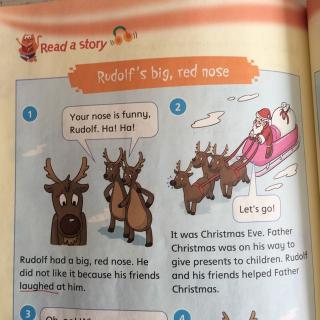 牛津英语6B-Unit11  Rudolf's big, red nose