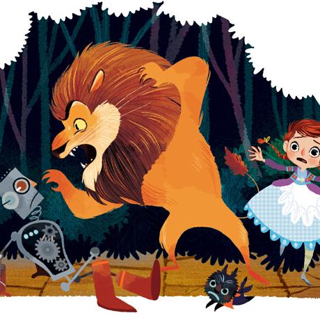 绿野仙踪6 胆小的狮子