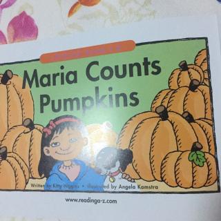 maria counts pumpkins