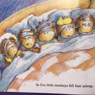 5little monkeys jumping on the bed