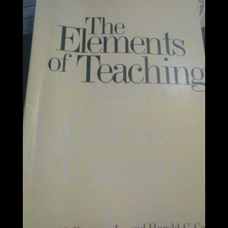 the element of teaching