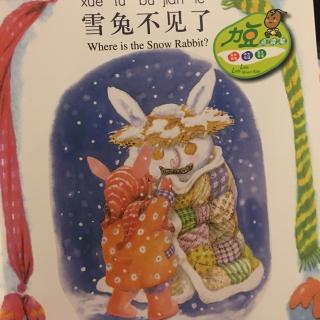 欢乐童画书《雪❄️兔🐰不见了》