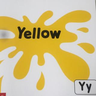 Letter Y Yellow