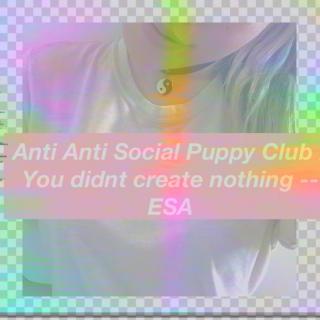ANTI ANTI SOCIAL PUPPY CLUB / YOU DIDNT CREATE NOTHING -- ESA