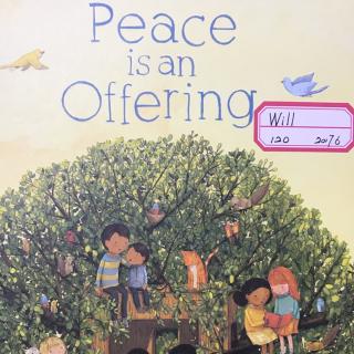 peace is an offering