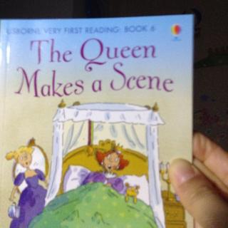 the queen makes a scene