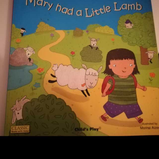 Mary had a little lamb