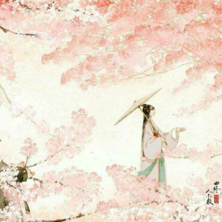 十里桃花，两人一马🌸