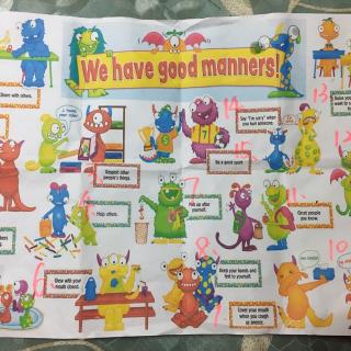 we have good manners 海报解说