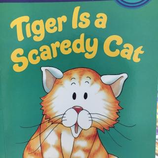 tiger is a scaredy cat