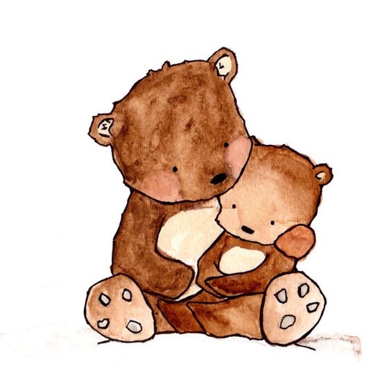 大熊小熊一起去摘梅子-桐桐姐姐