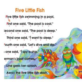 【玥妈分享】15-Five Little Fish (melody)