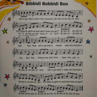 【Song英文歌谣】Bibbidi Bobbidi Boo