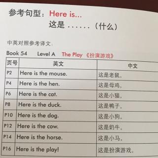 The play 扮演游戏