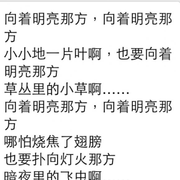 向着明亮那方