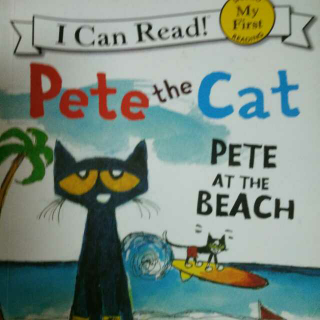 pete  the cat at the beach