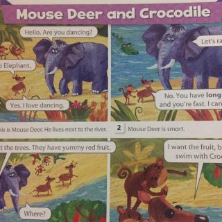 Mouse deer and Crocodile