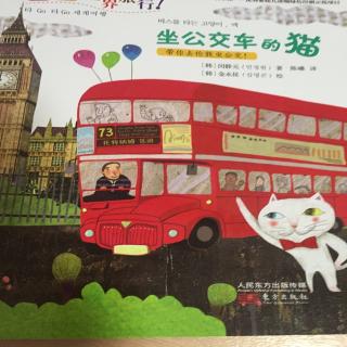 GO GO世界旅行系列之坐公交车的猫