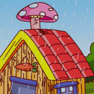 房顶上的蘑菇