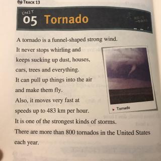 寅寅读英语－有趣的阅读 Unit5 Tornado