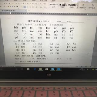 拼音练习3