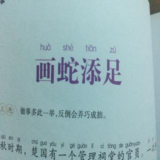 中华成语故事—画蛇添足26