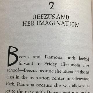 Romona and Beezus Chapter 2