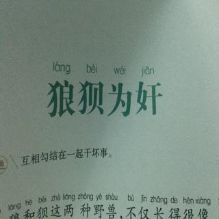 中华成语故事—狼狈为奸33