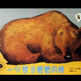 【绘本故事No.395】《一只想做爸爸的熊》