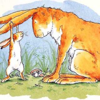 大兔子和小兔子的故事(猜猜我有多爱你)