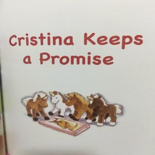 English story 《Cristina keeps a  promise》