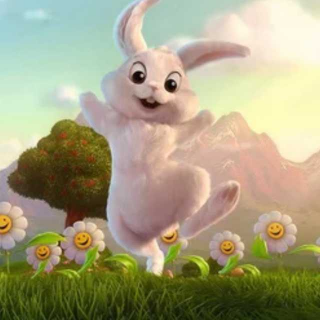童话故事《乐于助人的小兔子》