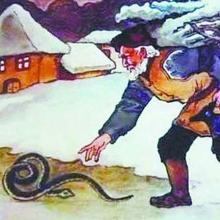 伊索寓言~The Farmer and the Snake