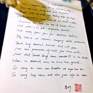 『雏 形』sonnet 18