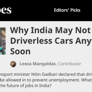 170815 Why India May Not See Driverless Cars Anytime Soon