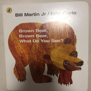 brown bear, brown bear, what do you see?