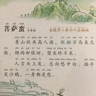 【宋词】443、《菩萨蛮·金陵赏心亭为叶丞相赋》辛弃疾