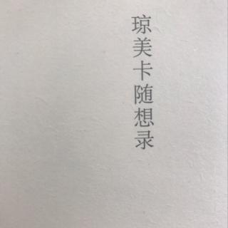 《琼美卡随想录》第一辑.1如意