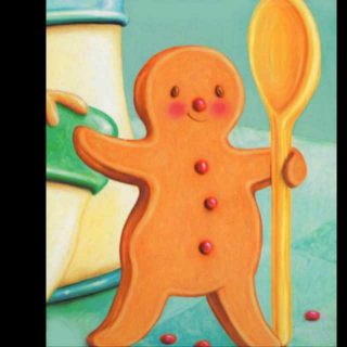 The gingerbread man.姜饼人