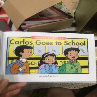 Carlos goes to school