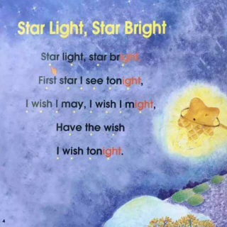 英文儿歌Star light,Star bright