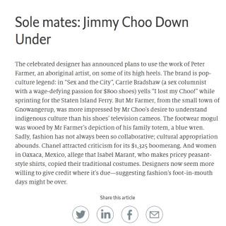 170822 亲密爱履：探寻澳洲文化的Jimmy Choo