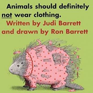 Oli讲故事- Animals should definitely not wear clothing.